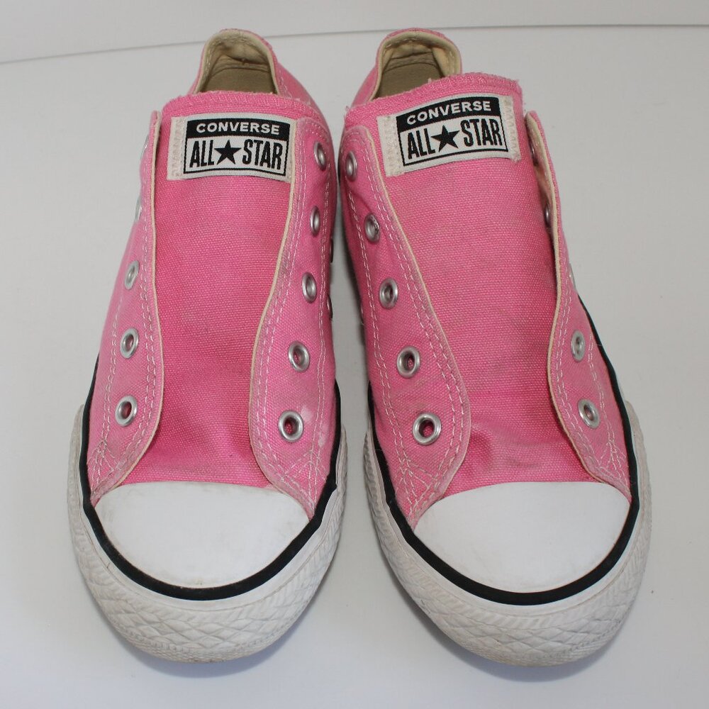 Converse Kids Chuck Taylor All Star Sneaker Shoe Youth Girls Pink Size 3 - Picture 4 of 13